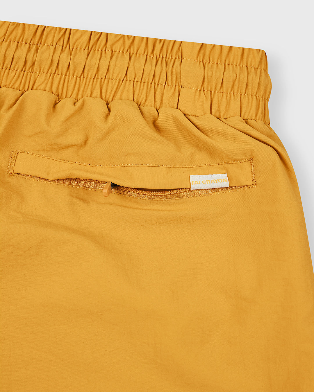 Cloud Logo Trackshort (Ochre/White)
