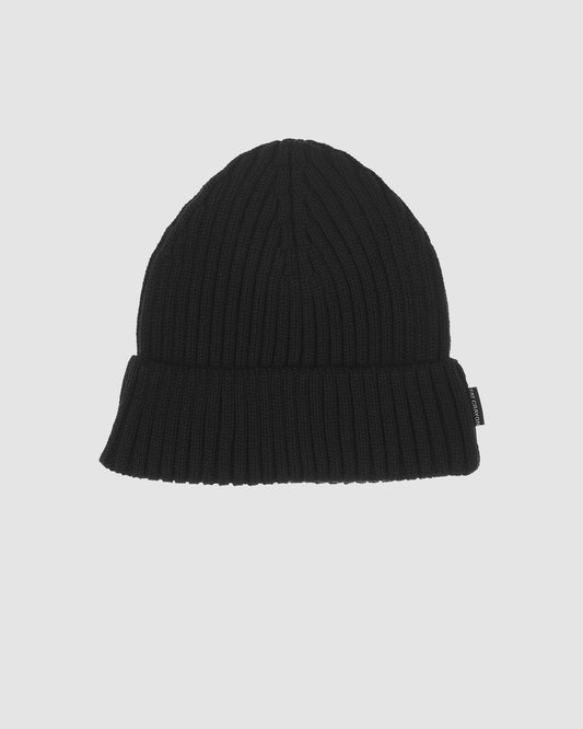 Cloud Fisherman Beanie (Black/ White)