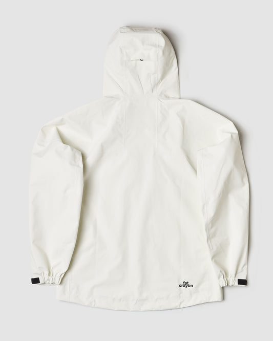 Waterproof Shell Jacket (Rice White/ Black)