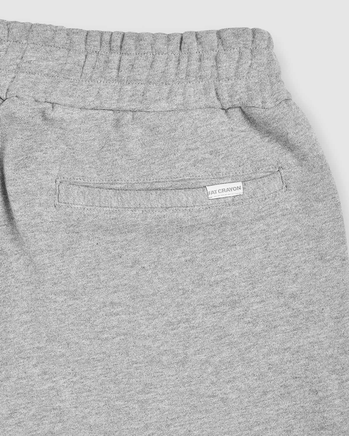 Cloud Logo Heavy Cotton Short (Heather Grey/White)