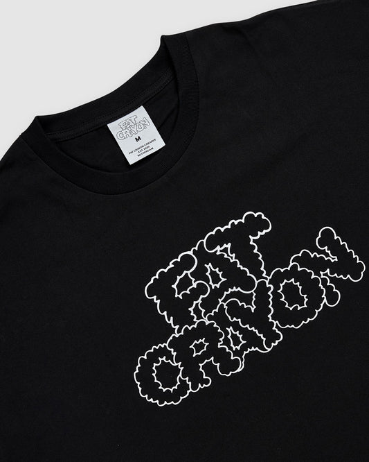 Cloud Logo T-Shirt (Black/White)