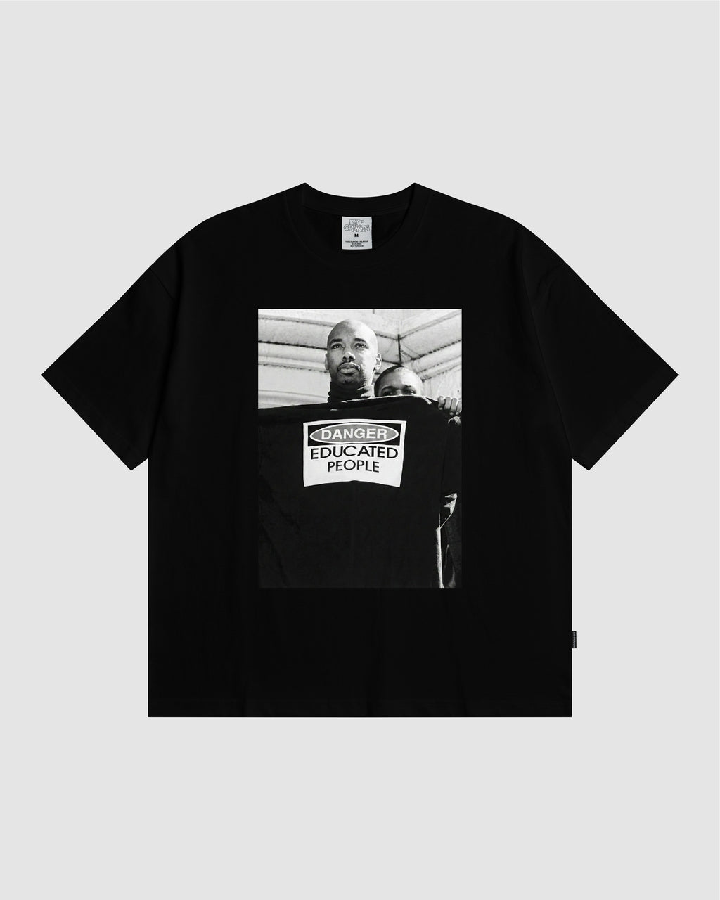 Educated People Photo Tee (Black/White)
