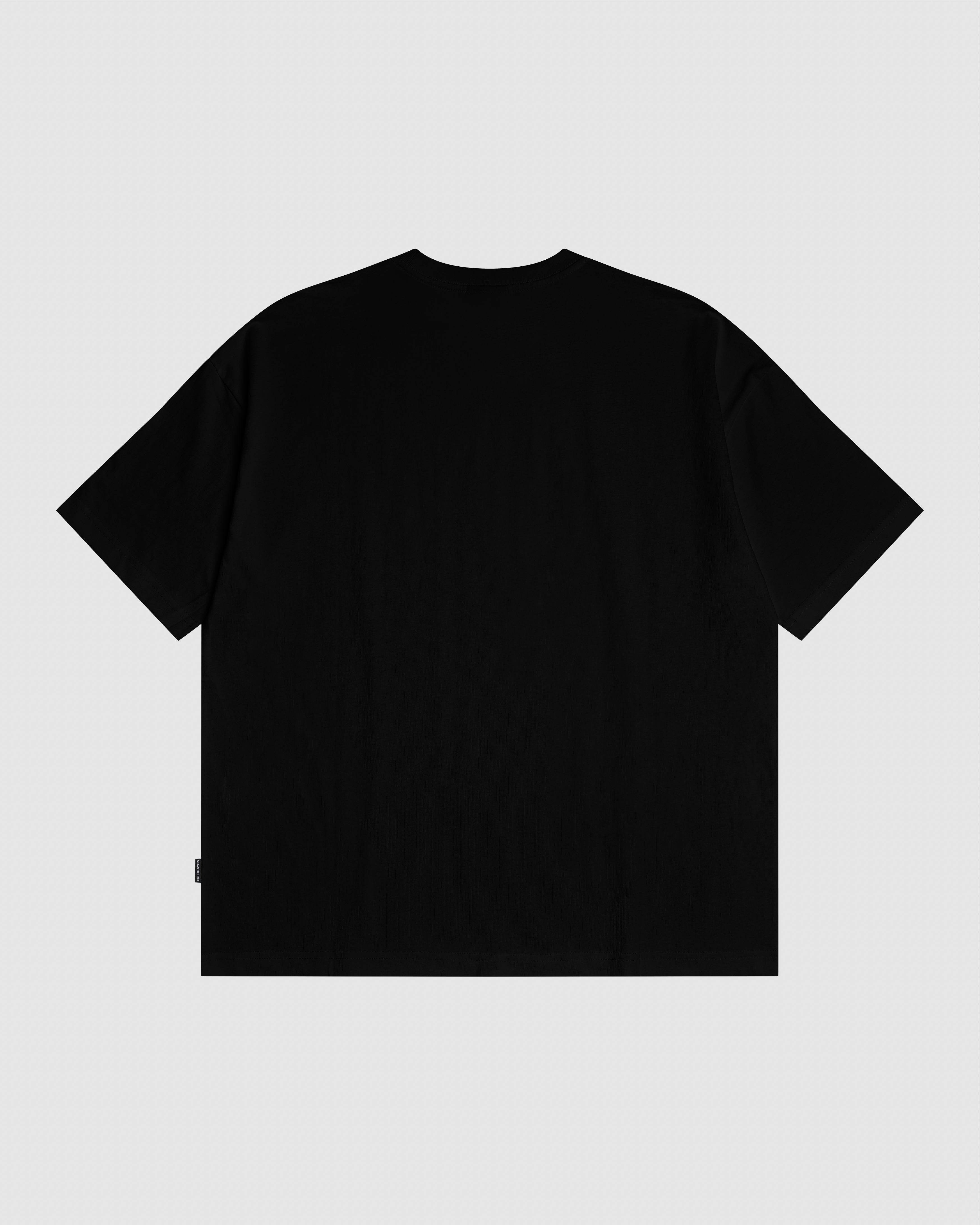 Pixelated Script Logo Tee (Black/White)