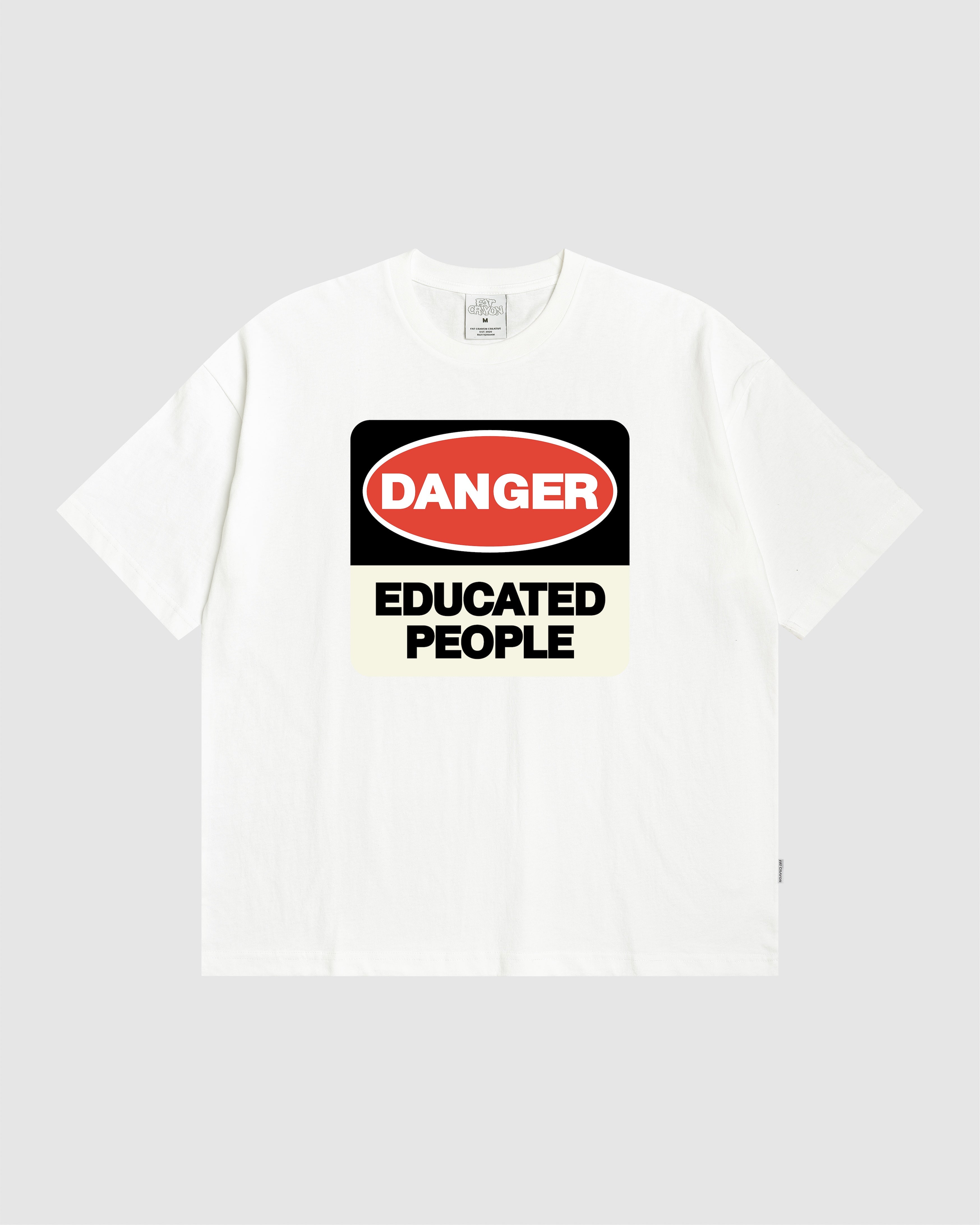DANGER Tee (Rice White/ Multicolor)
