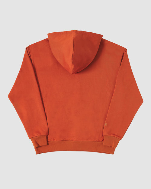 Cloud Logo Hoodie (Burnt Orange/ White)