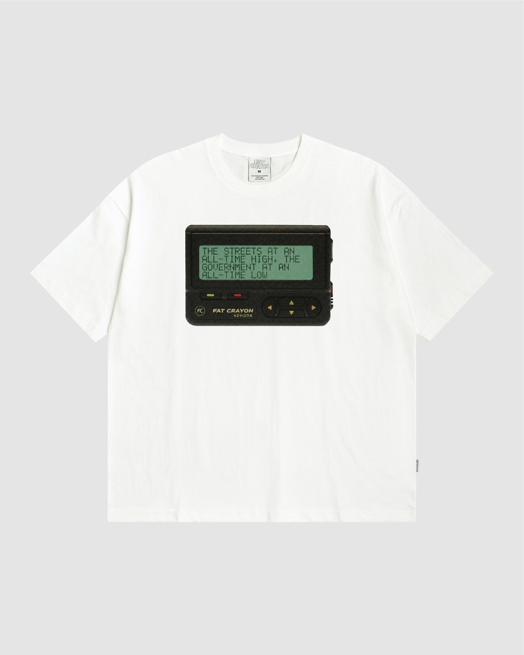 Pager Tee (Rice White/ Multicolor)