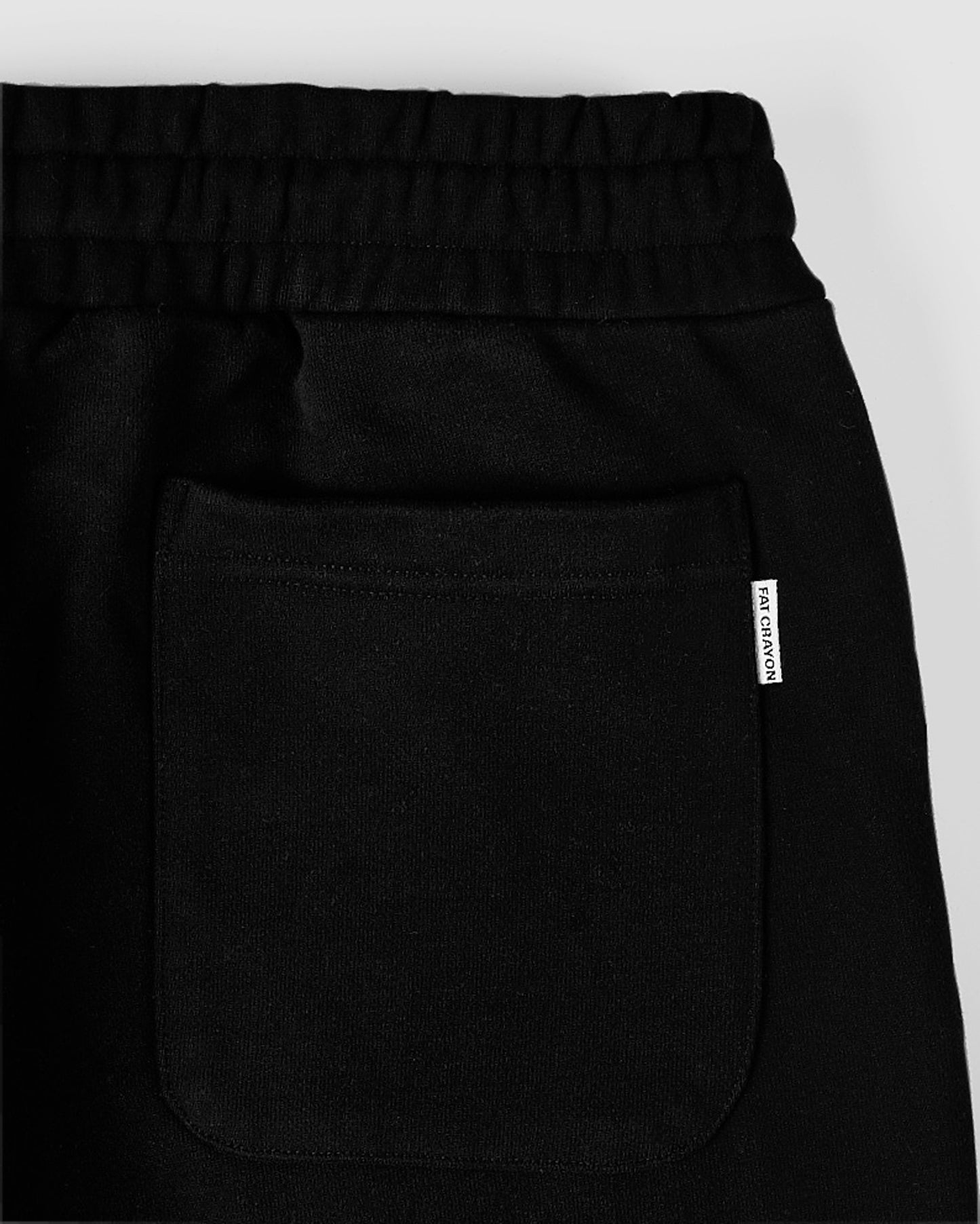 Cloud Logo Sweatpant (Washed Black/White)