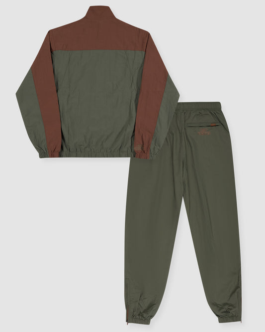 Mosaic Tracksuit (Forest Brown/ Moss Green)