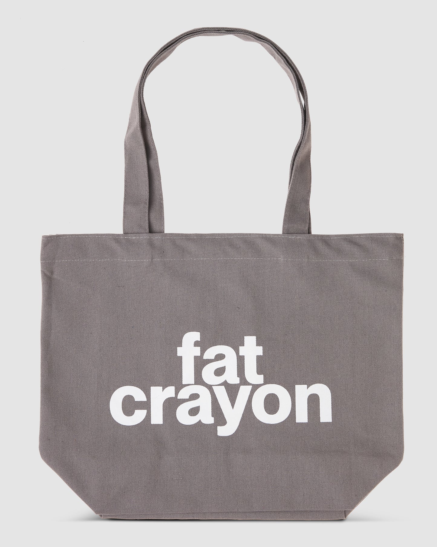 Canvas Tote Bag (Grey/ White)