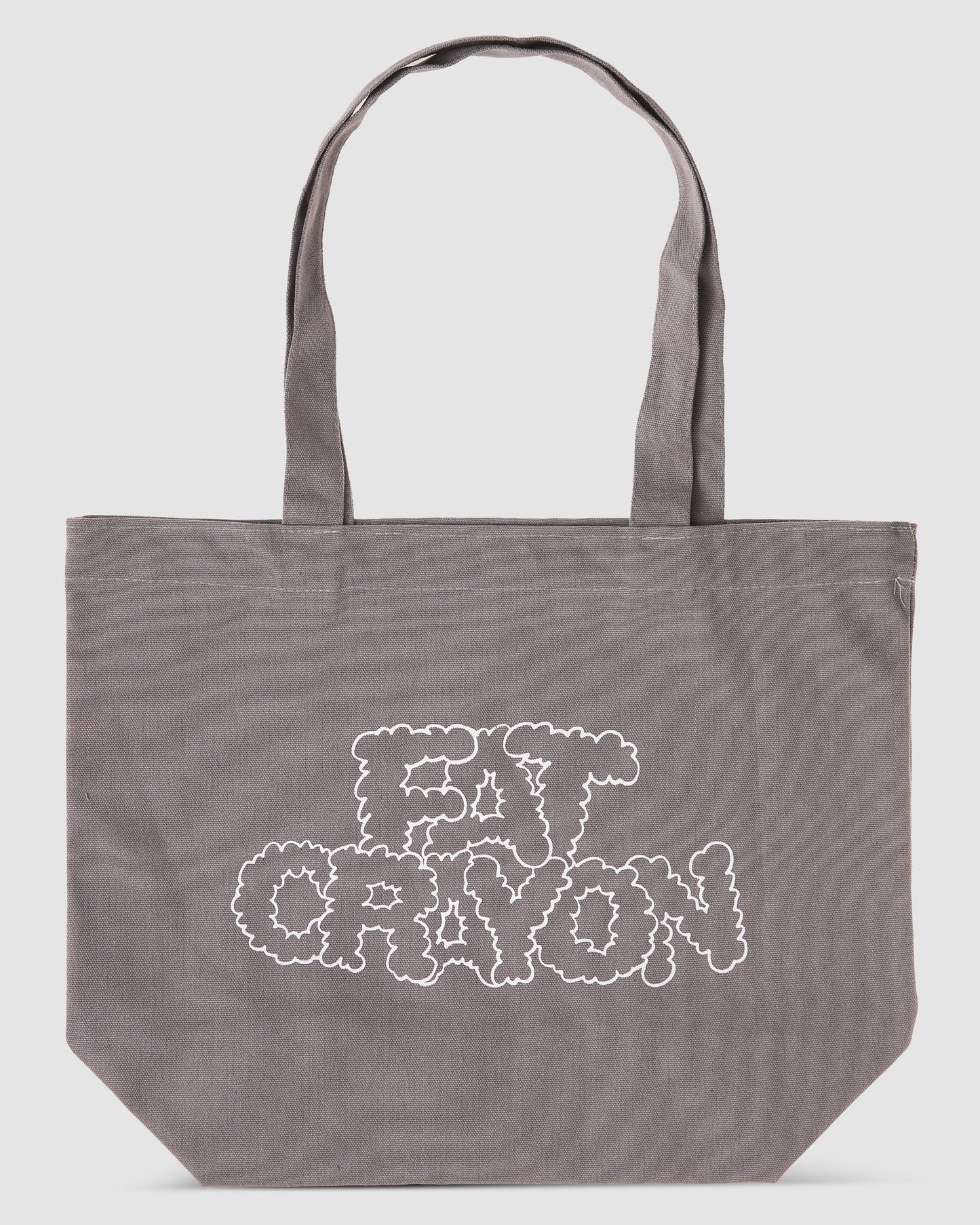 Canvas Tote Bag (Grey/ White)