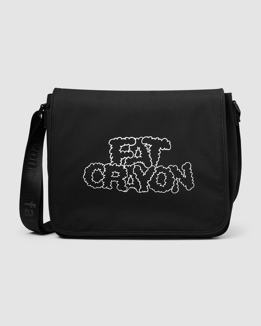 Waterproof Shell Crossbody Bag (Black/ White)