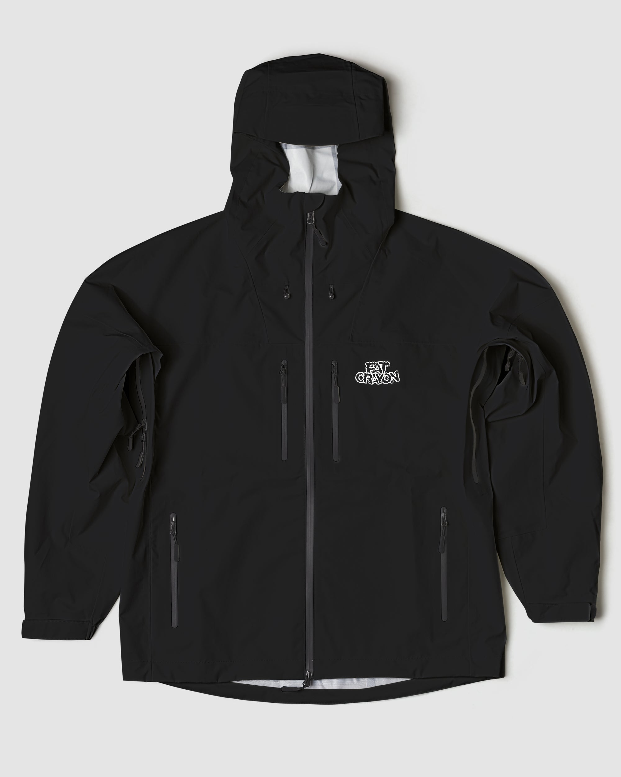 Waterproof Shell Jacket (Ninja Black/ White)