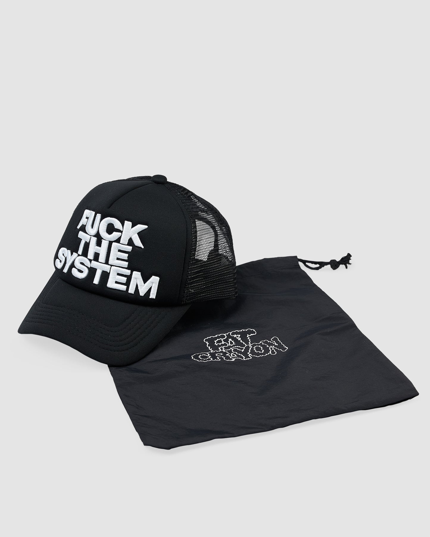 FUCK THE SYSTEM Trucker Snapback