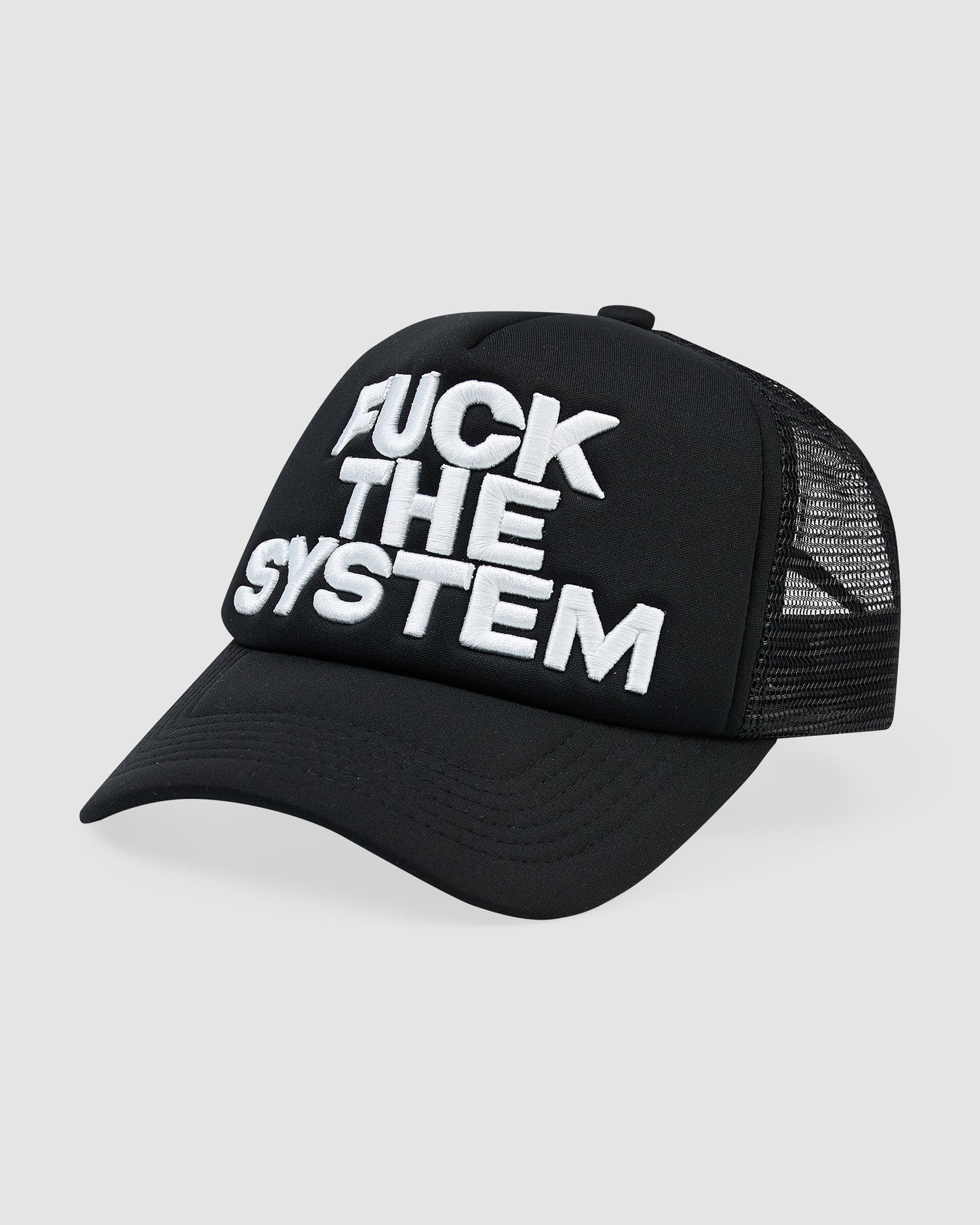 FUCK THE SYSTEM Trucker Snapback