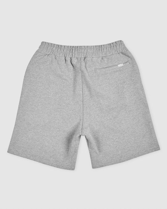 Cloud Logo Heavy Cotton Short (Heather Grey/White)