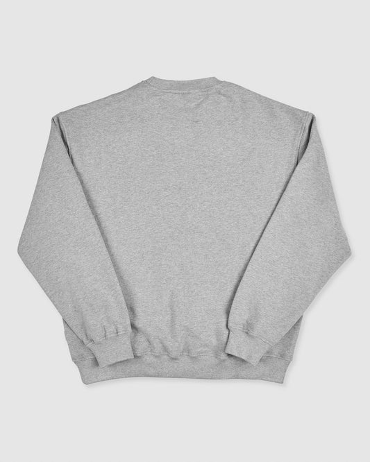 Cloud Logo Heavy Cotton Sweater (Heather Grey/White)