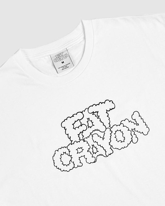 Cloud Logo T-Shirt (Rice White/Black)